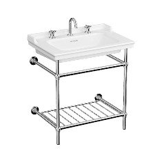 Vitra Valarte Metal Ayak Etajerli Lavabo 65 cm Beyaz 7801B003-6172